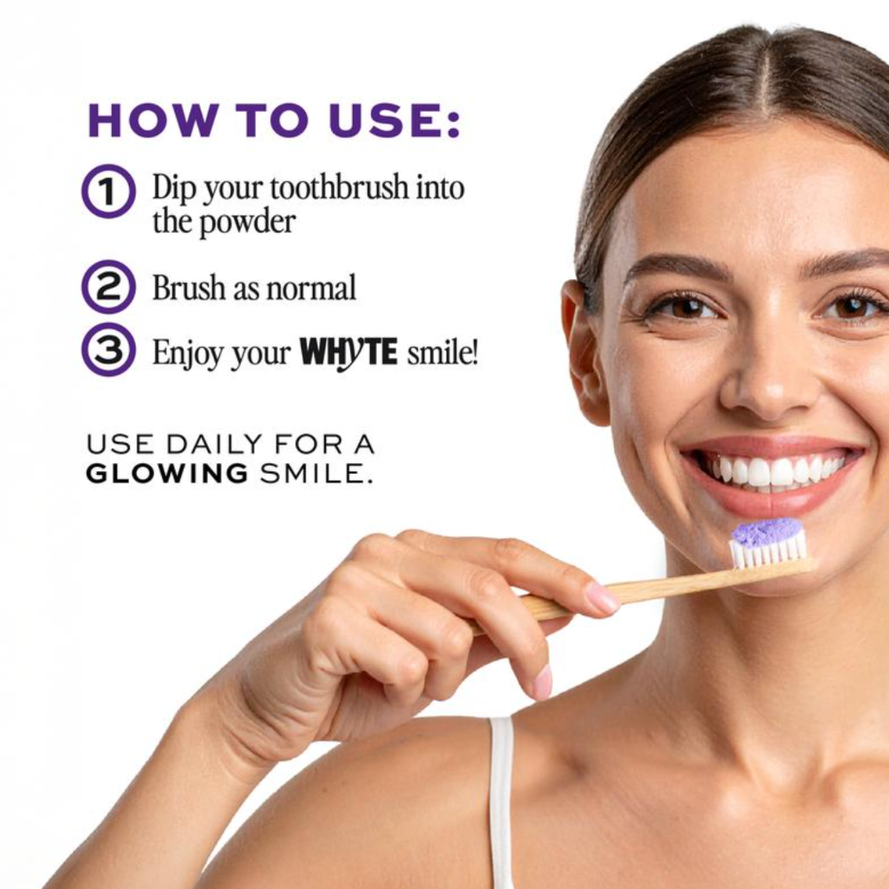 Purple Teeth Whitening Powder
