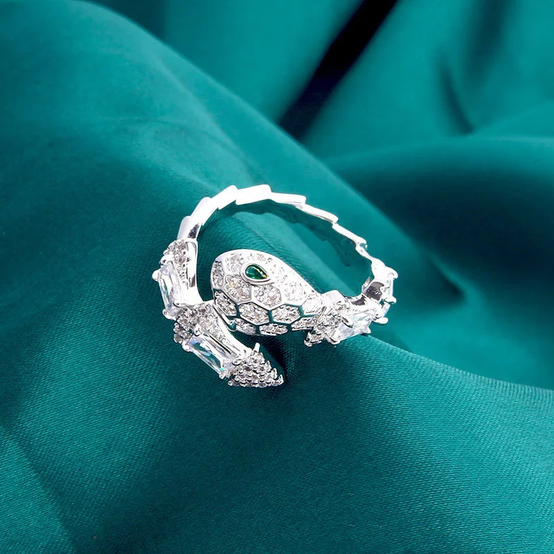 Diamante Snake Ring