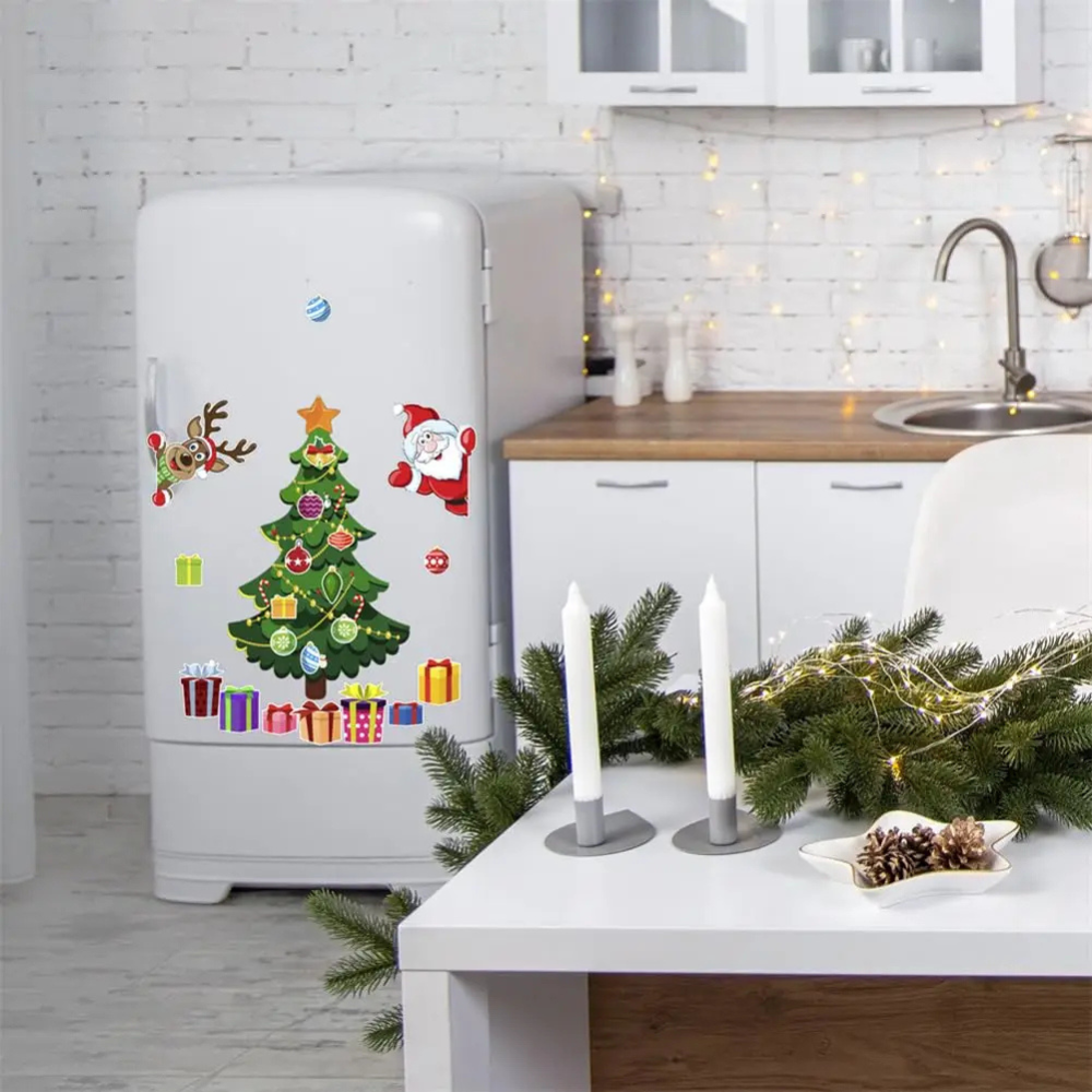 Christmas Themed Magnetic Stickers Tree