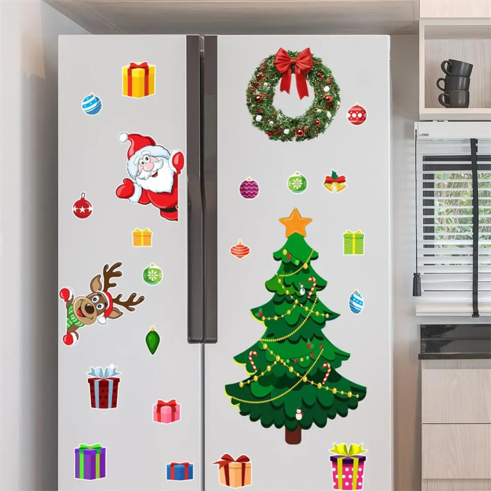 Christmas Themed Magnetic Stickers Tree