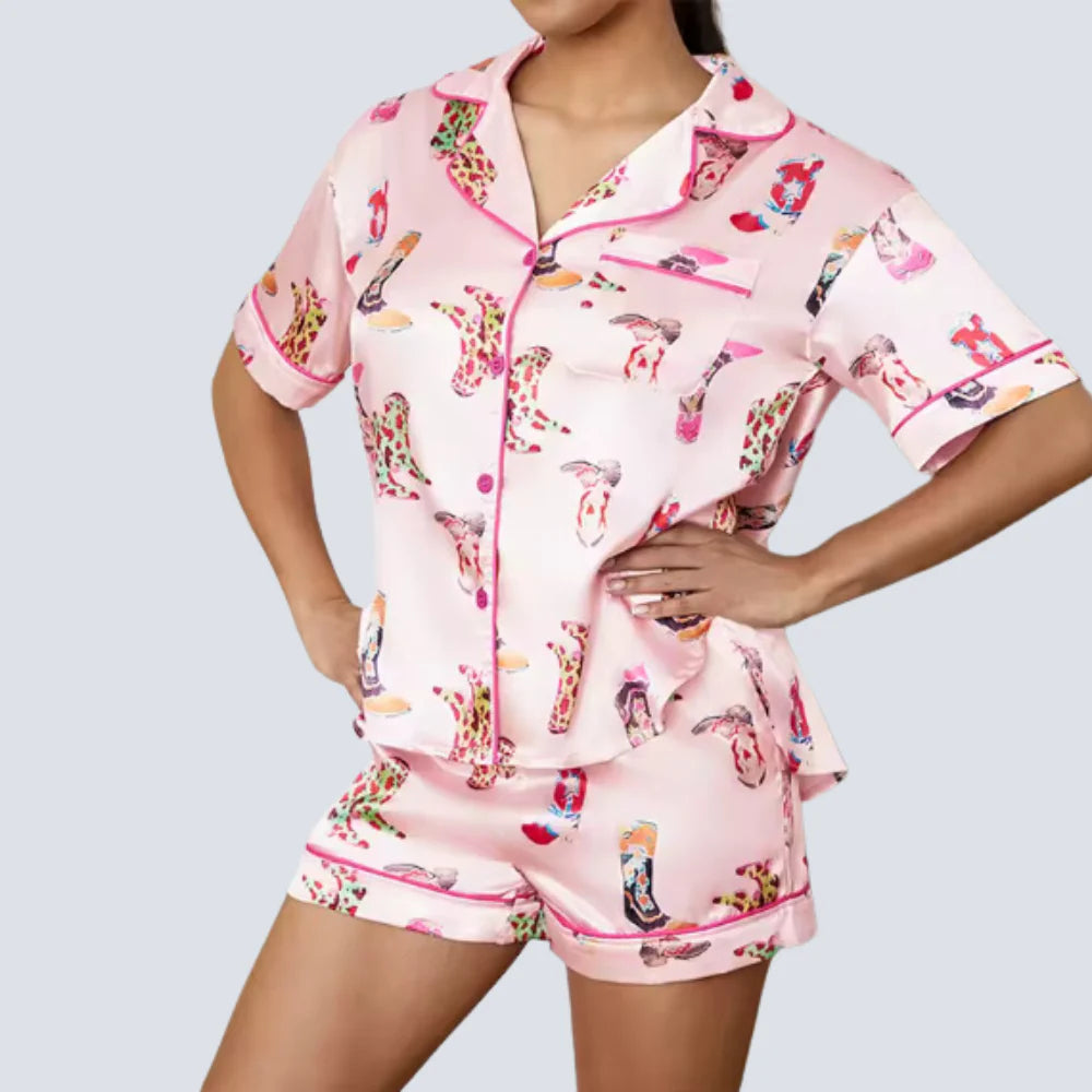 Printed PJ Set