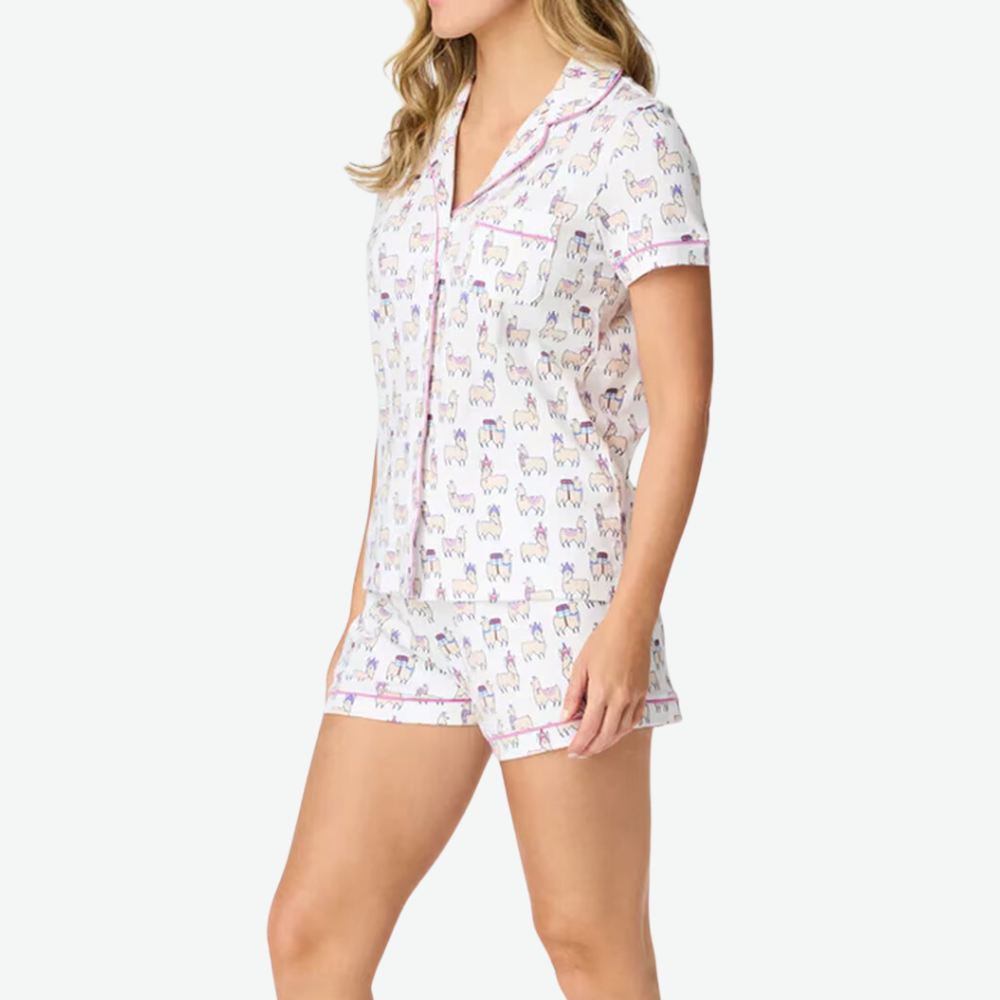 Sheep Print PJ Set