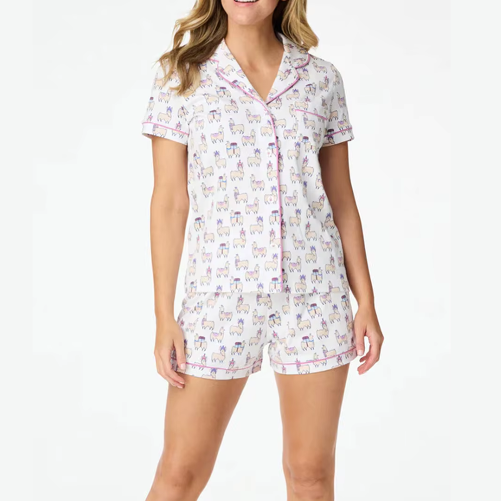 Sheep Print PJ Set