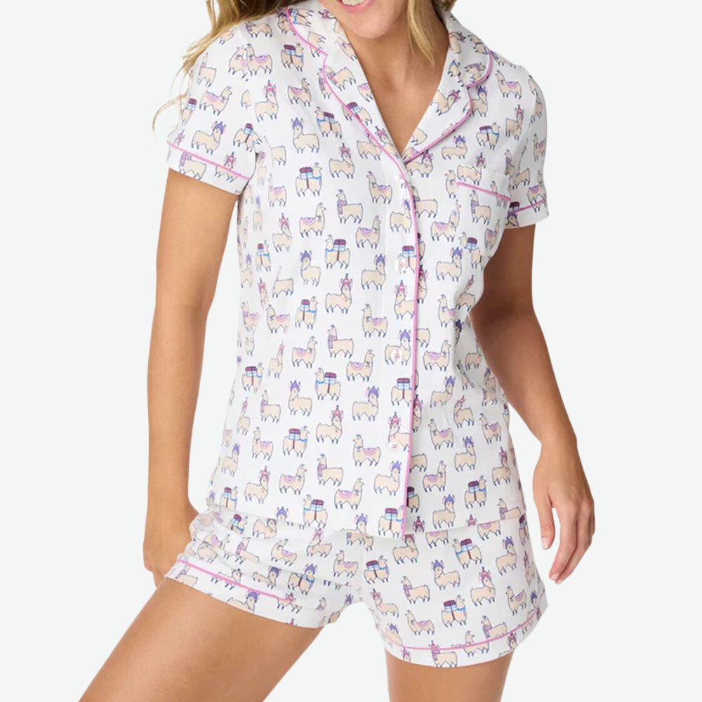 Sheep Print PJ Set