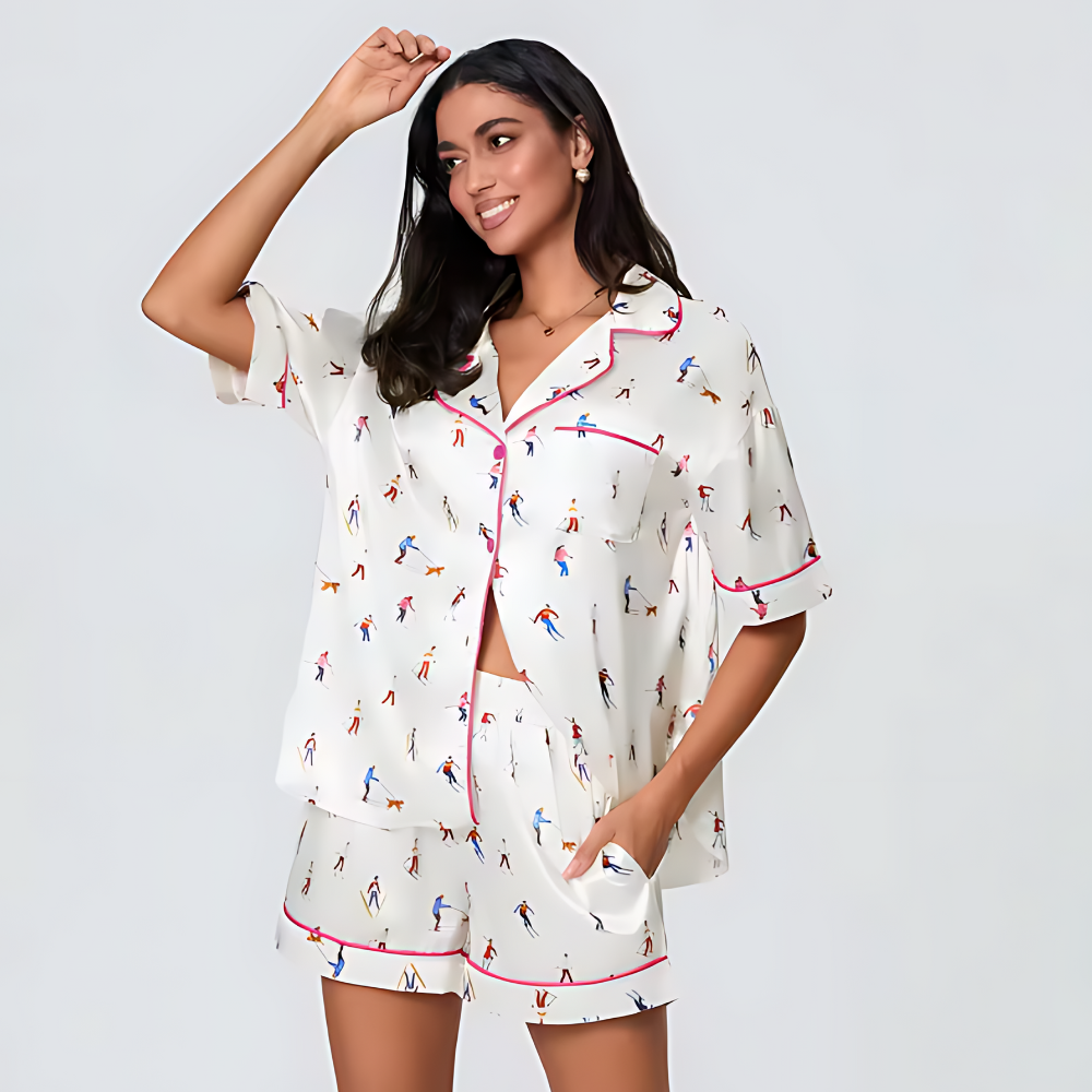 Printed PJ Set