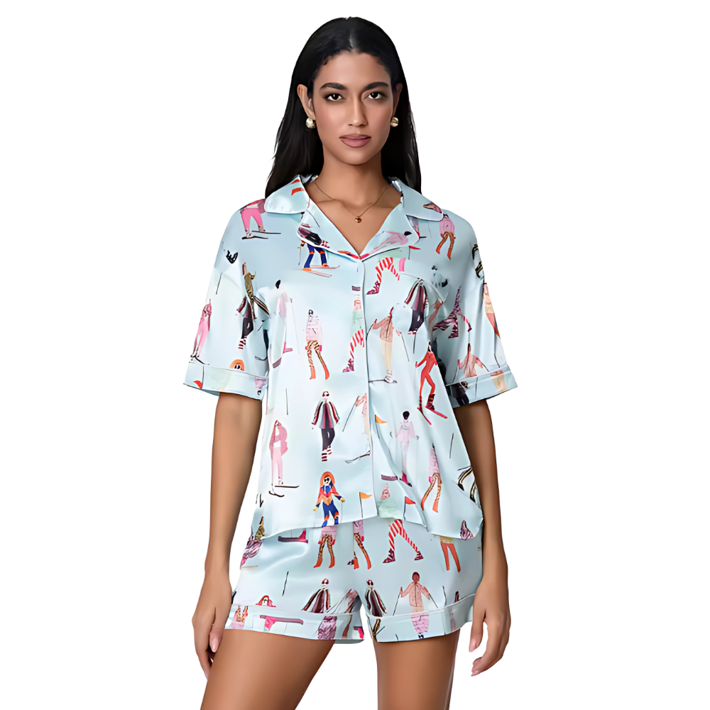 Printed PJ Set