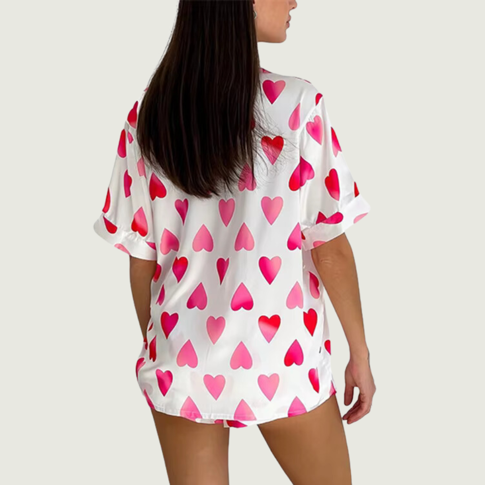 Love Short Sleeve PJ Set