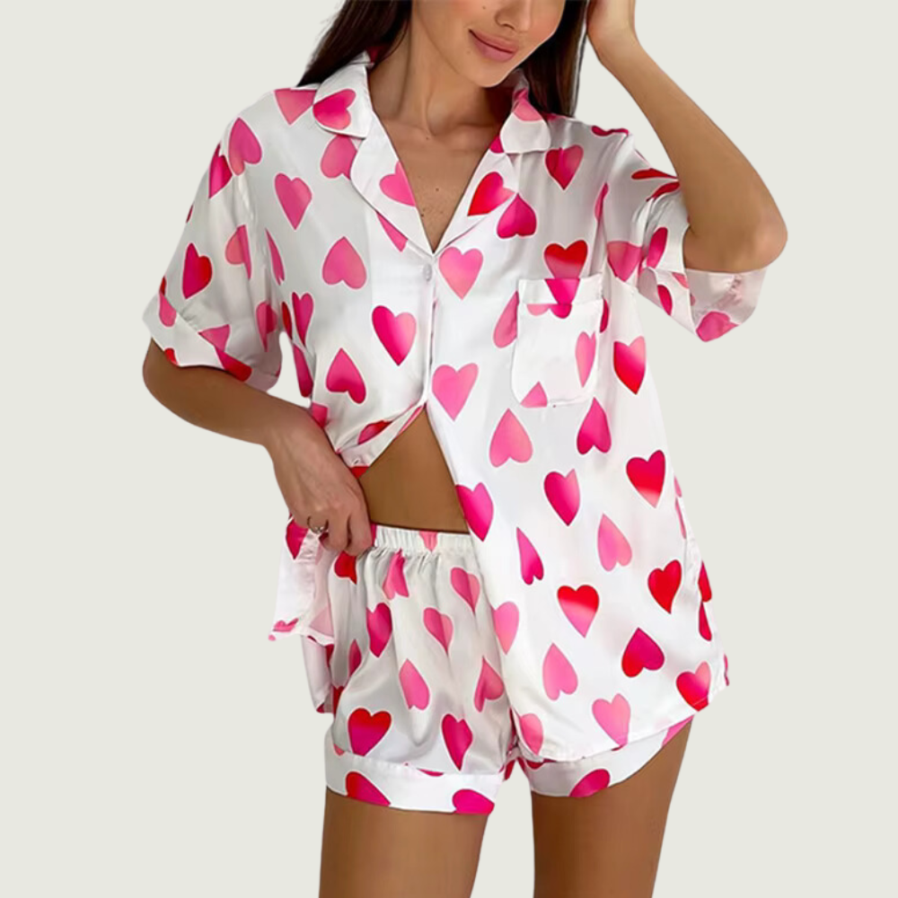 Love Short Sleeve PJ Set