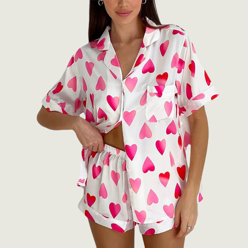 Love Short Sleeve PJ Set