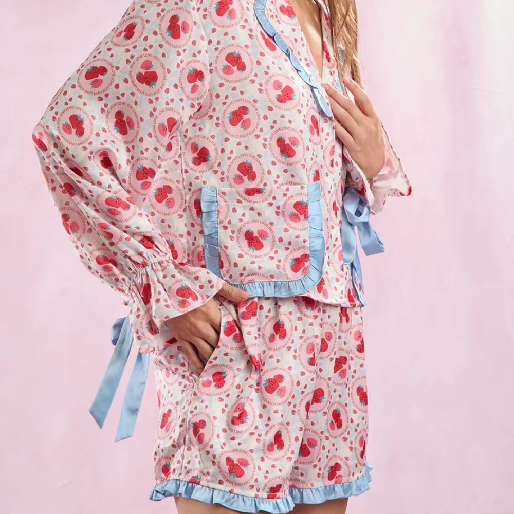 Strawberry PJ Set