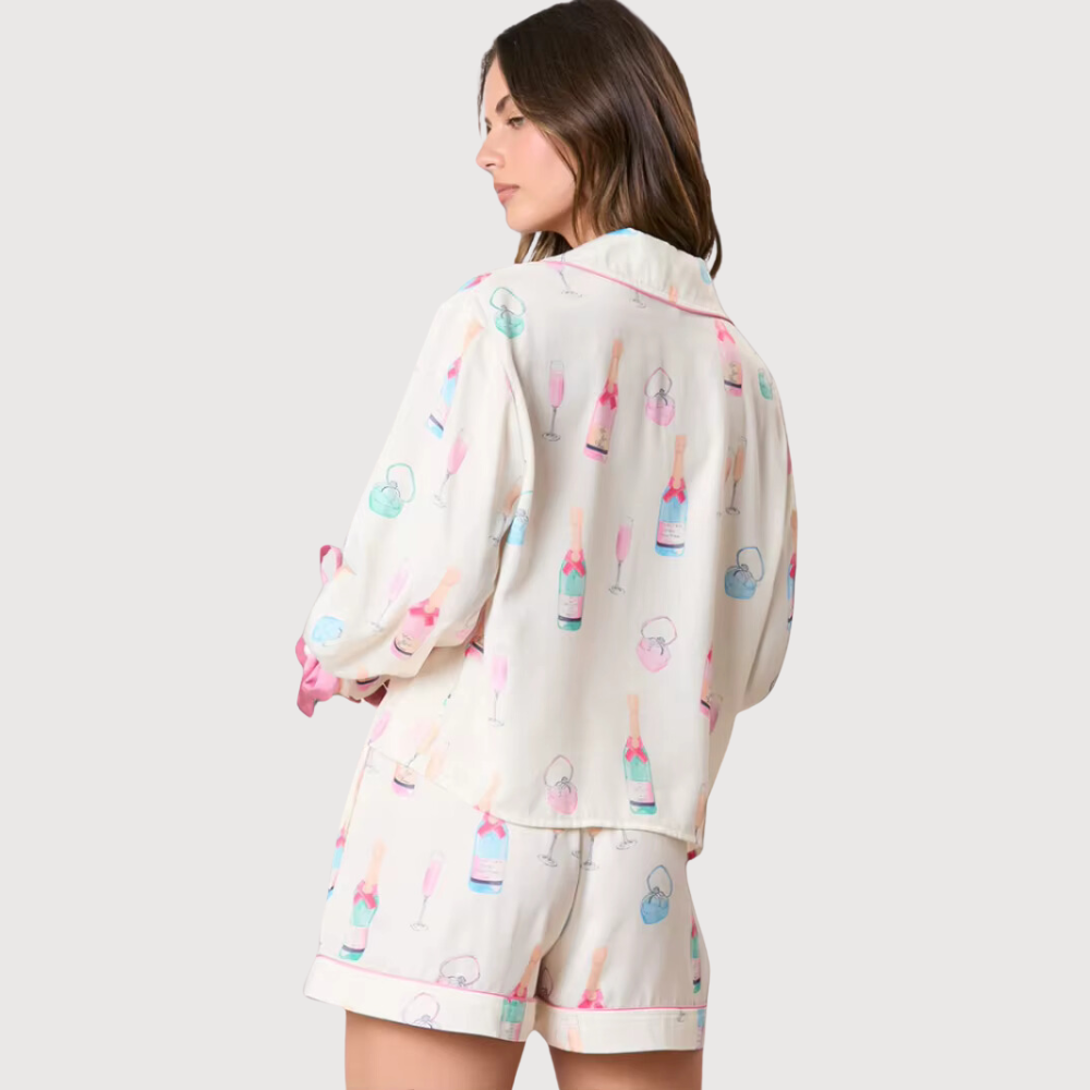 Bow Sleeves PJ Set