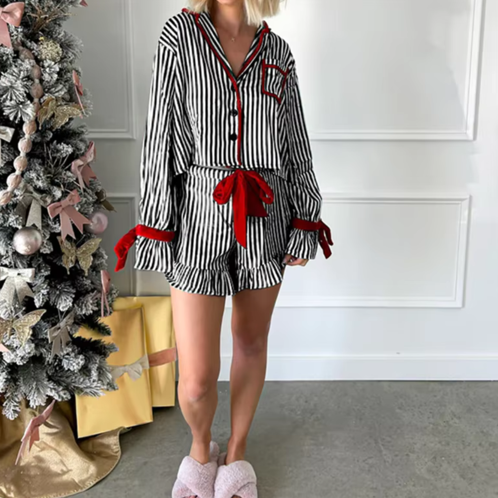 Striped PJ Set