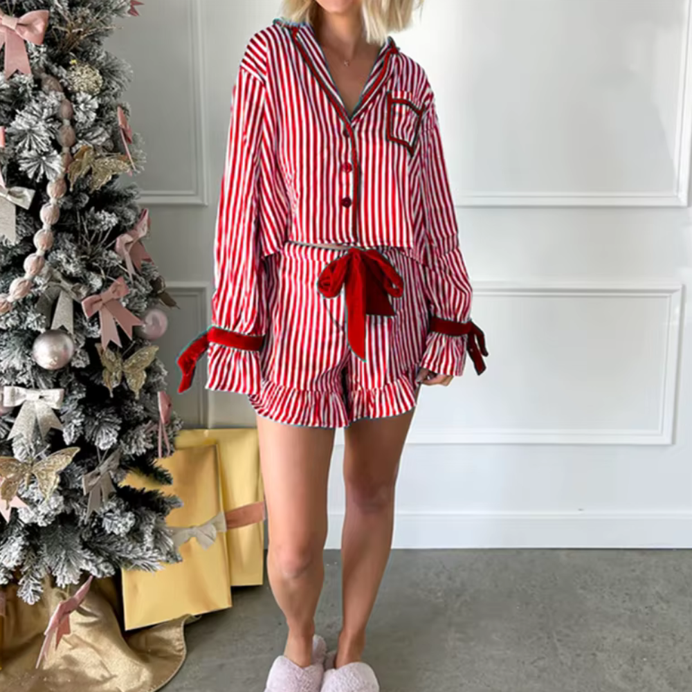 Striped PJ Set