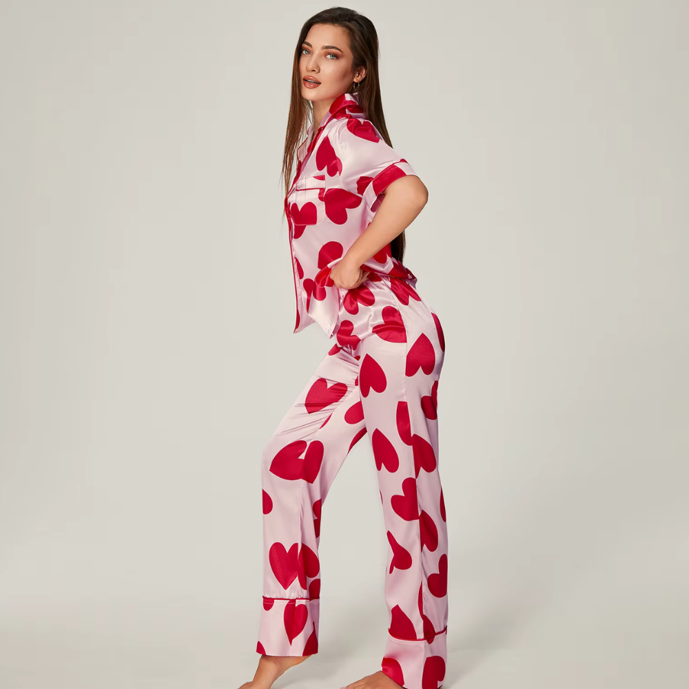 Red Hearts PJ Set