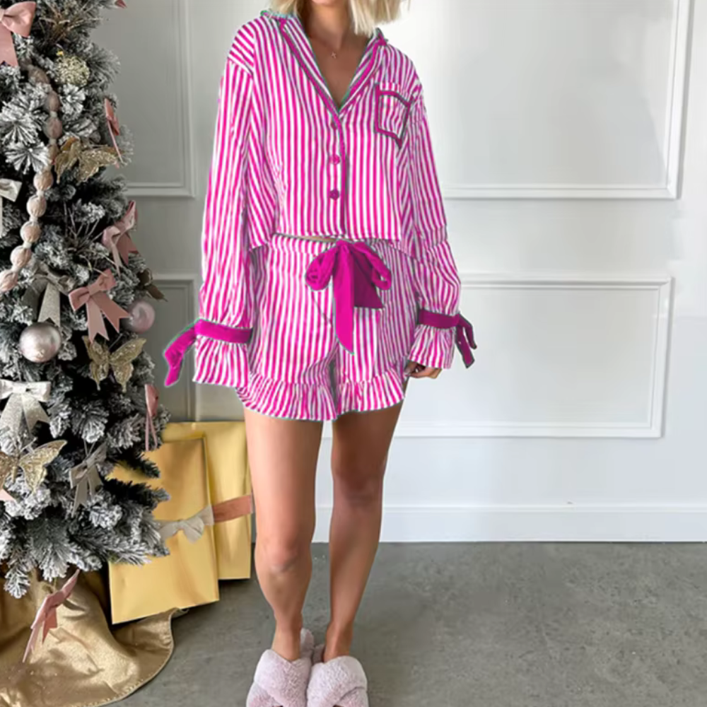 Striped PJ Set