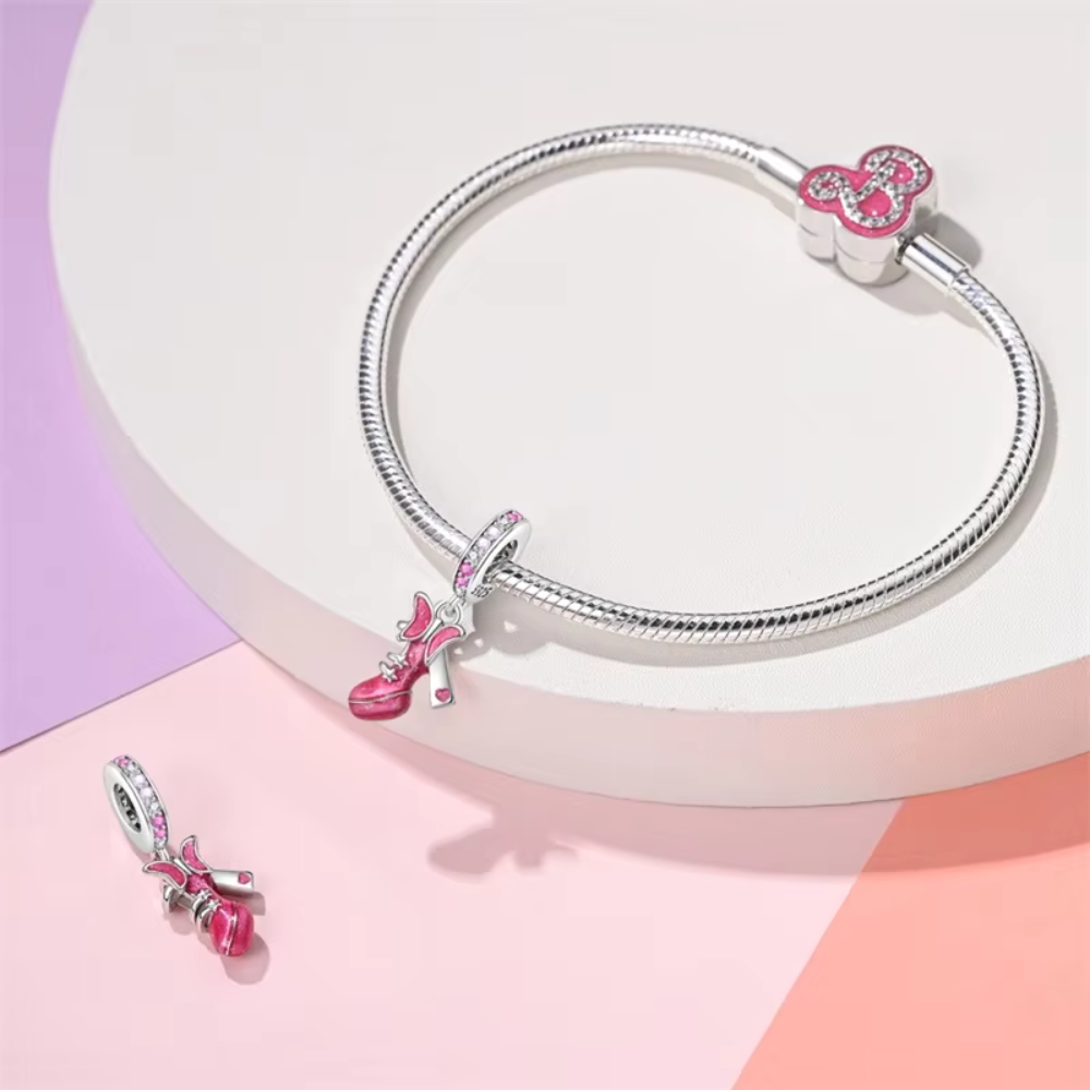 Barbie Silver Charm