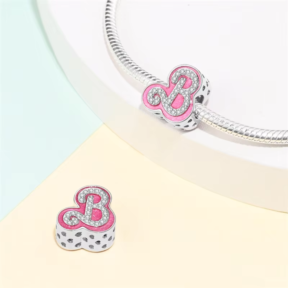 Barbie Silver Charm