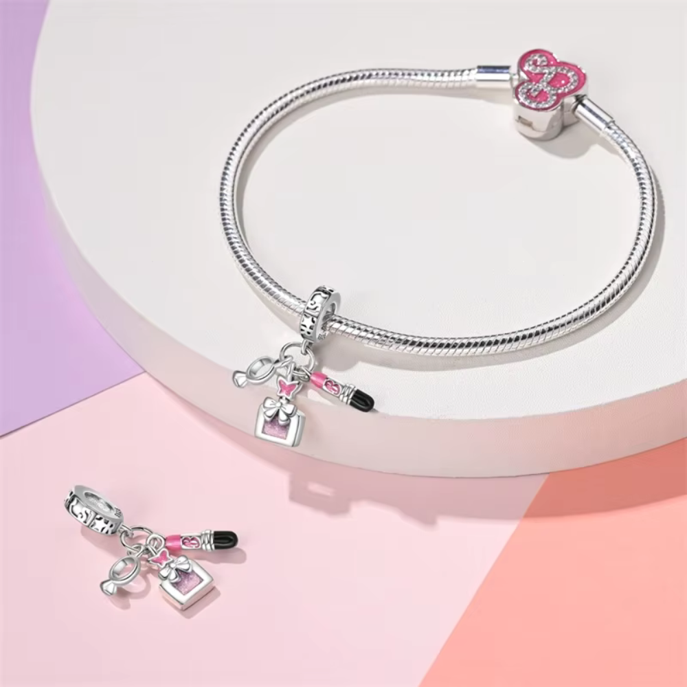 Barbie Silver Charm