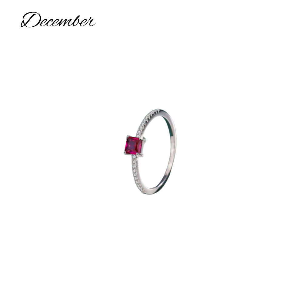 Birthstone Diamond Ring