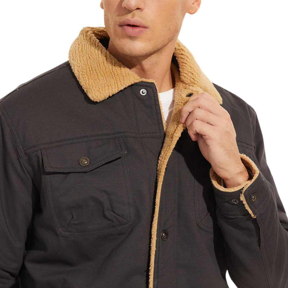 Bomber Jacket With Wool Lining