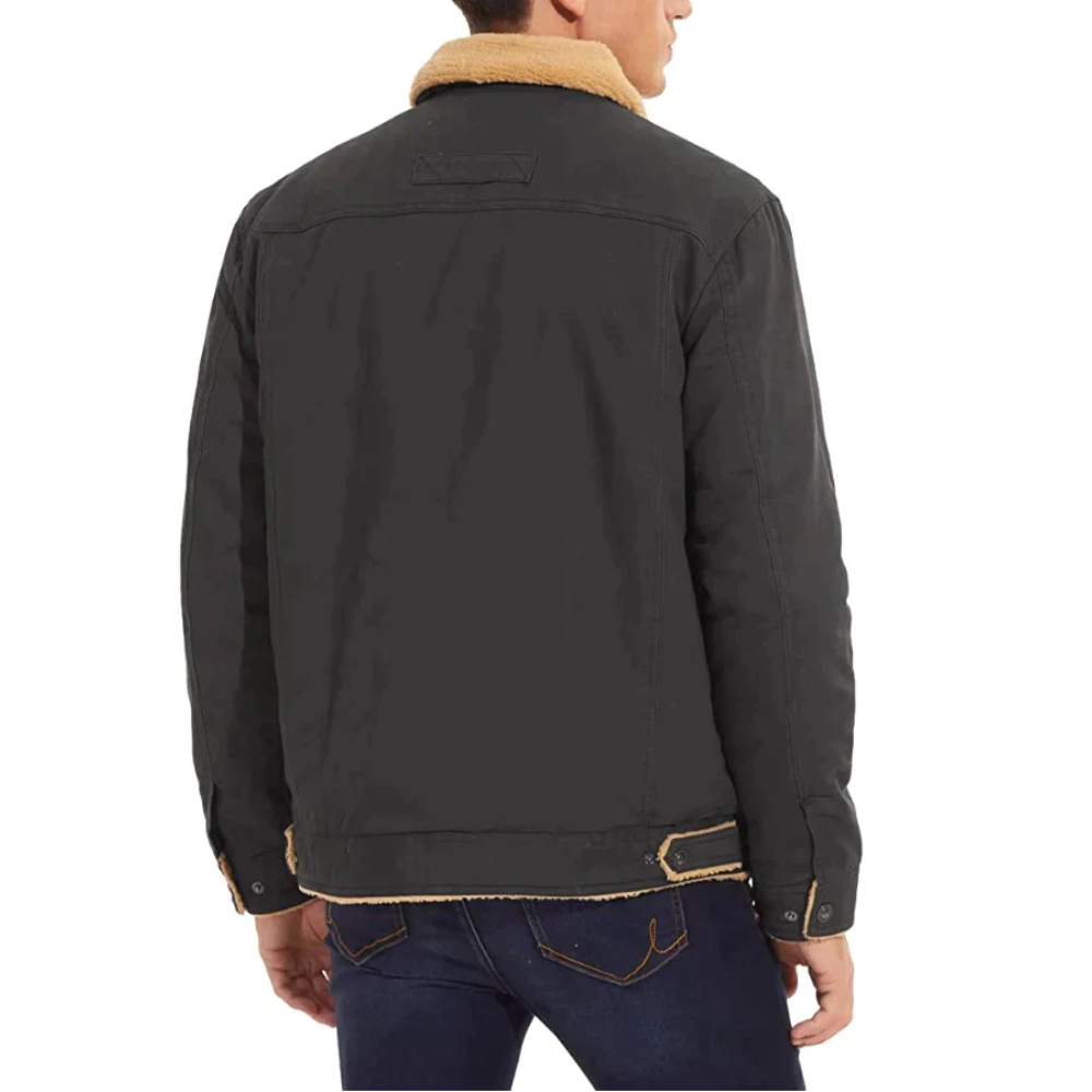 Bomber Jacket With Wool Lining