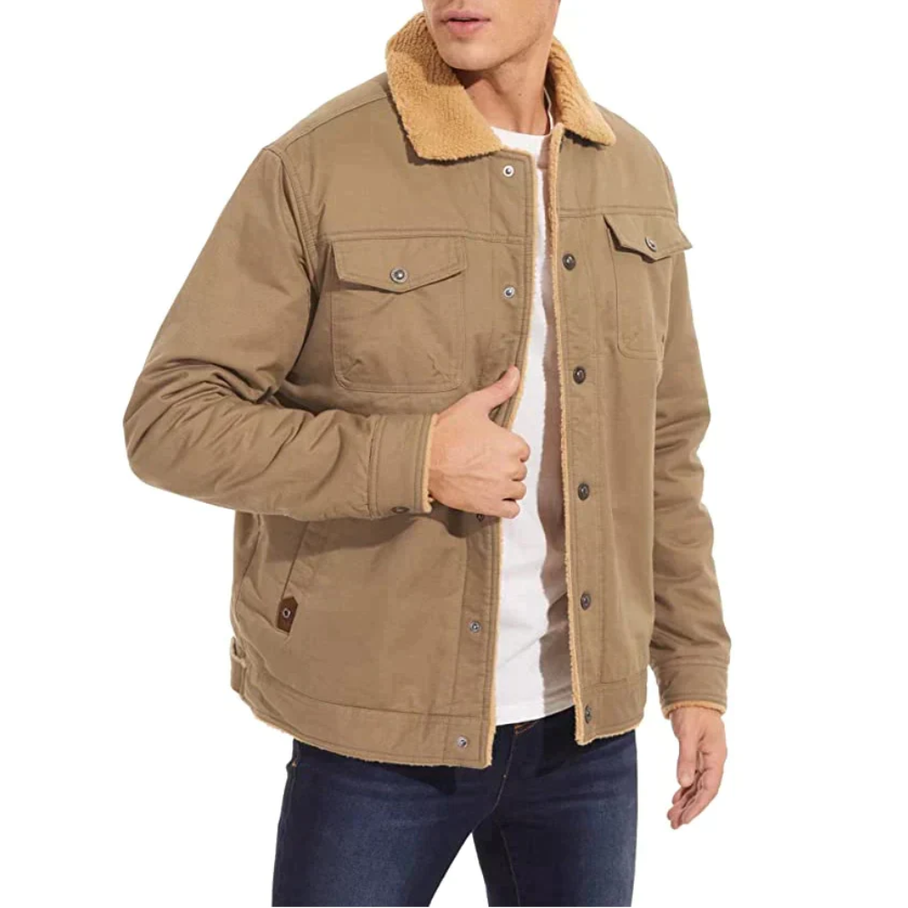 Bomber Jacket With Wool Lining