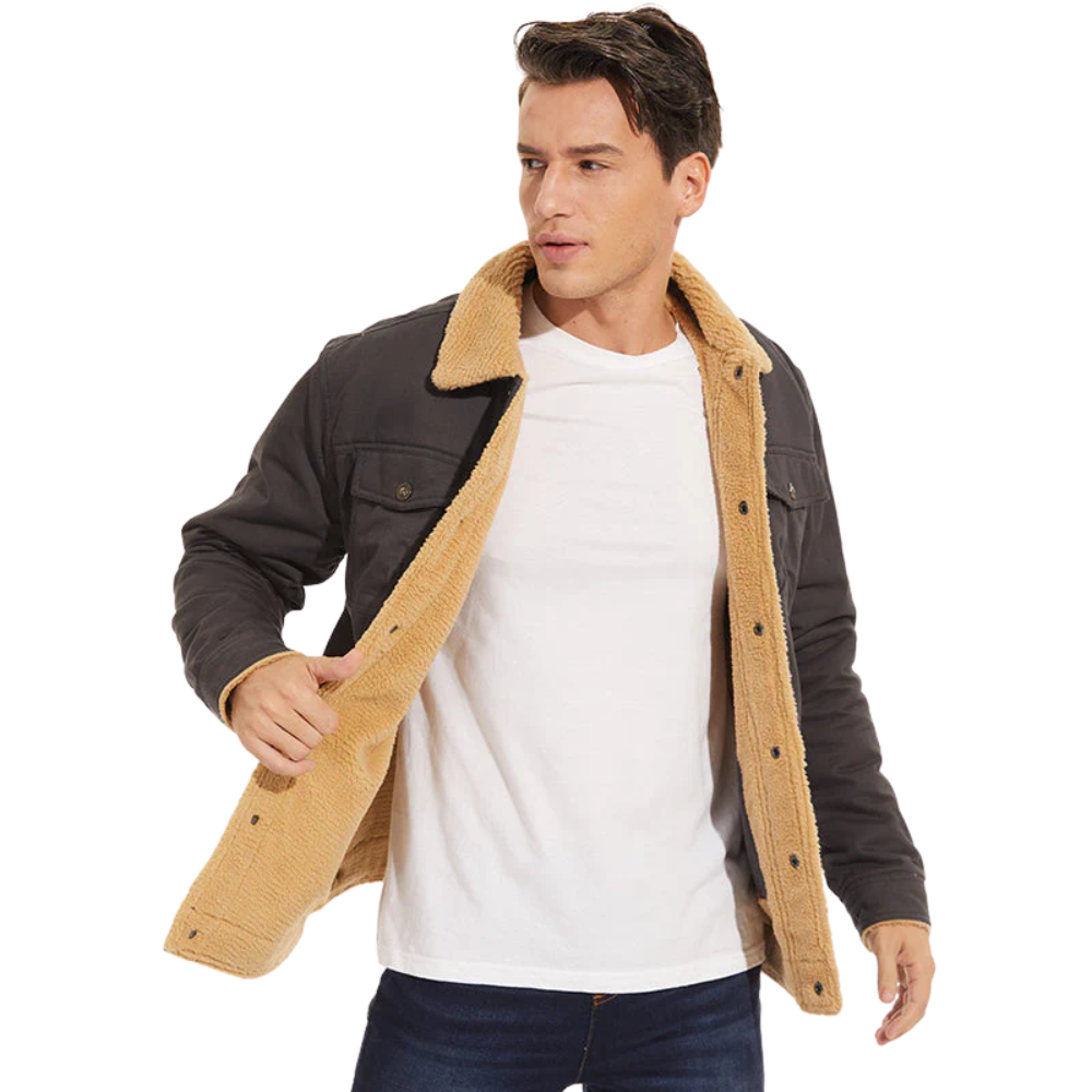 Bomber Jacket With Wool Lining