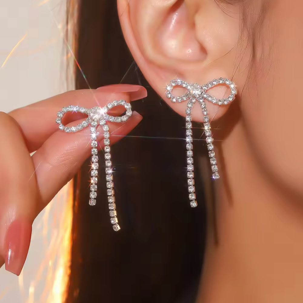 Bow earrings