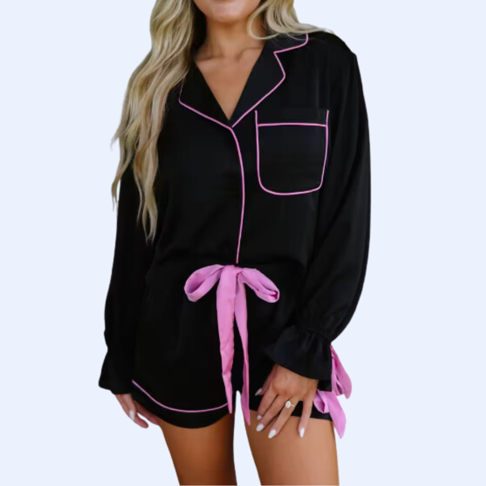 Bow Sleeves PJ Set