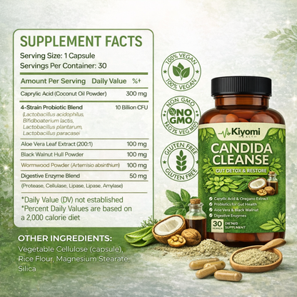 100% Organic 11-in-1 Candida Cleanse
