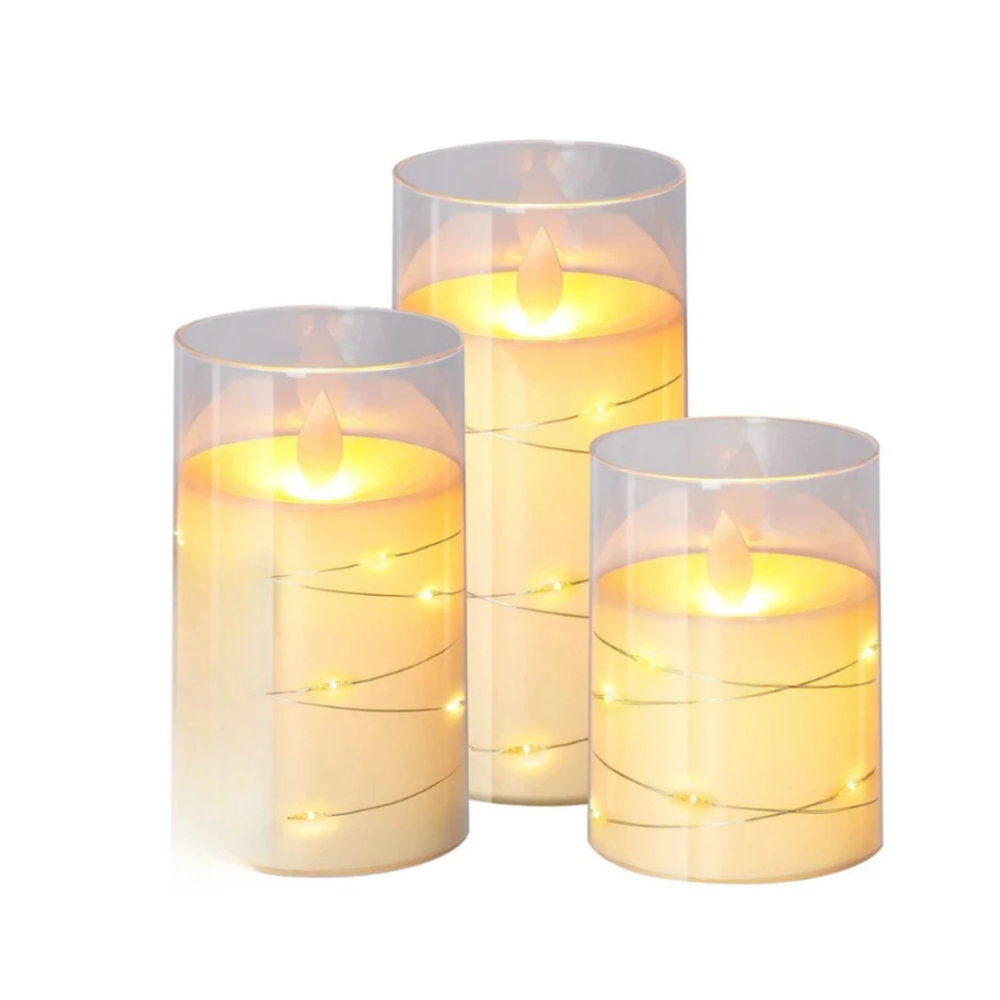 Candle Lights - Realistic Electric Candles Set