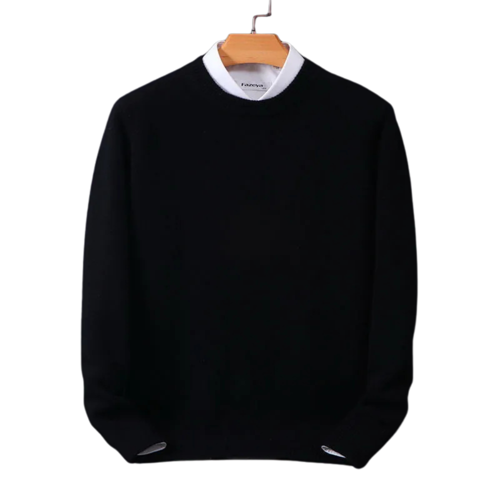 Round Neck Cashmere Sweater for Men