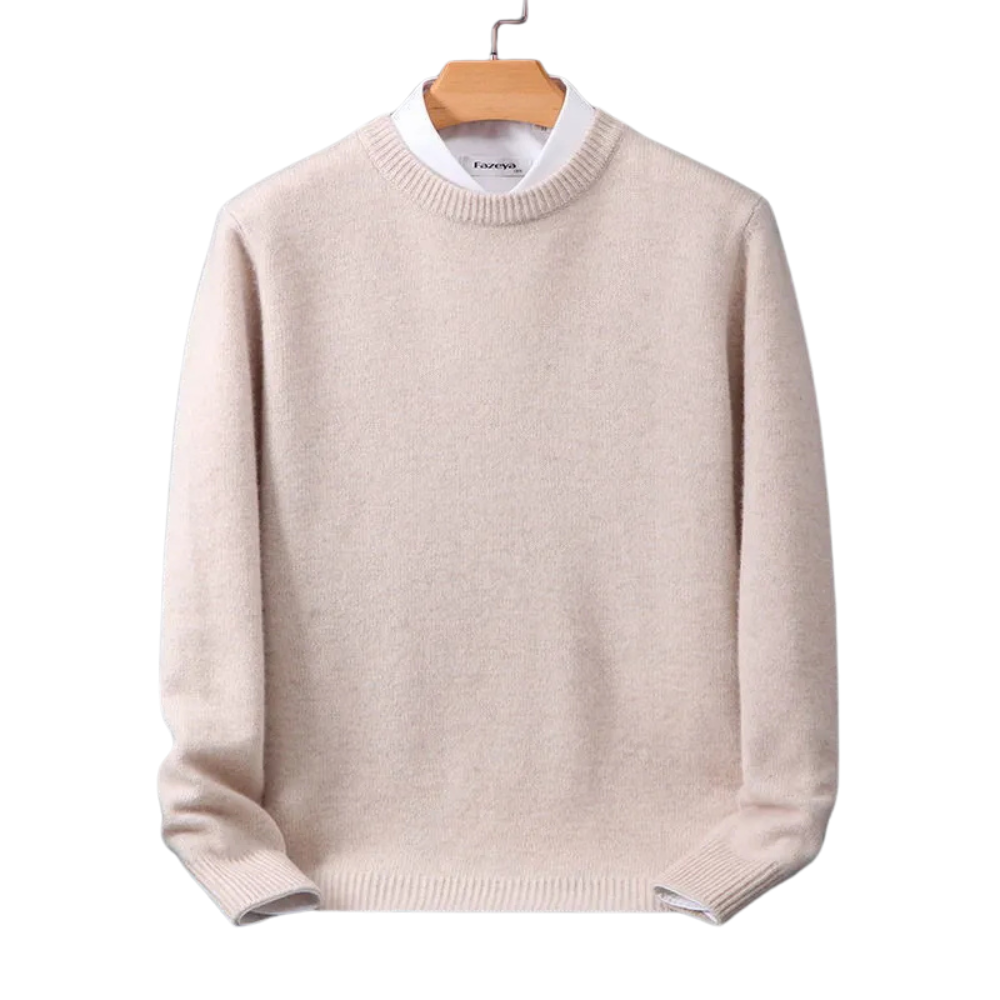 Round Neck Cashmere Sweater for Men