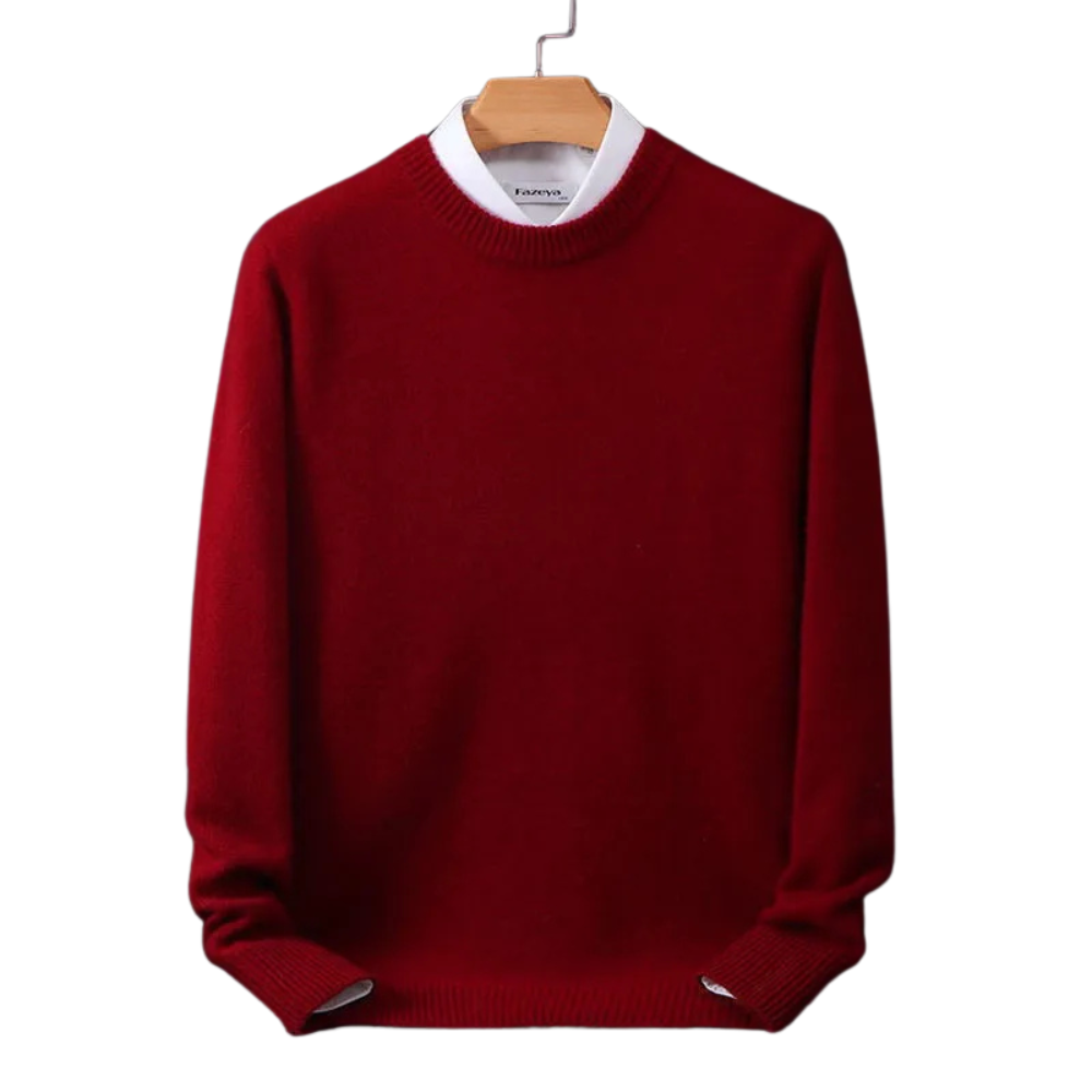 Round Neck Cashmere Sweater for Men