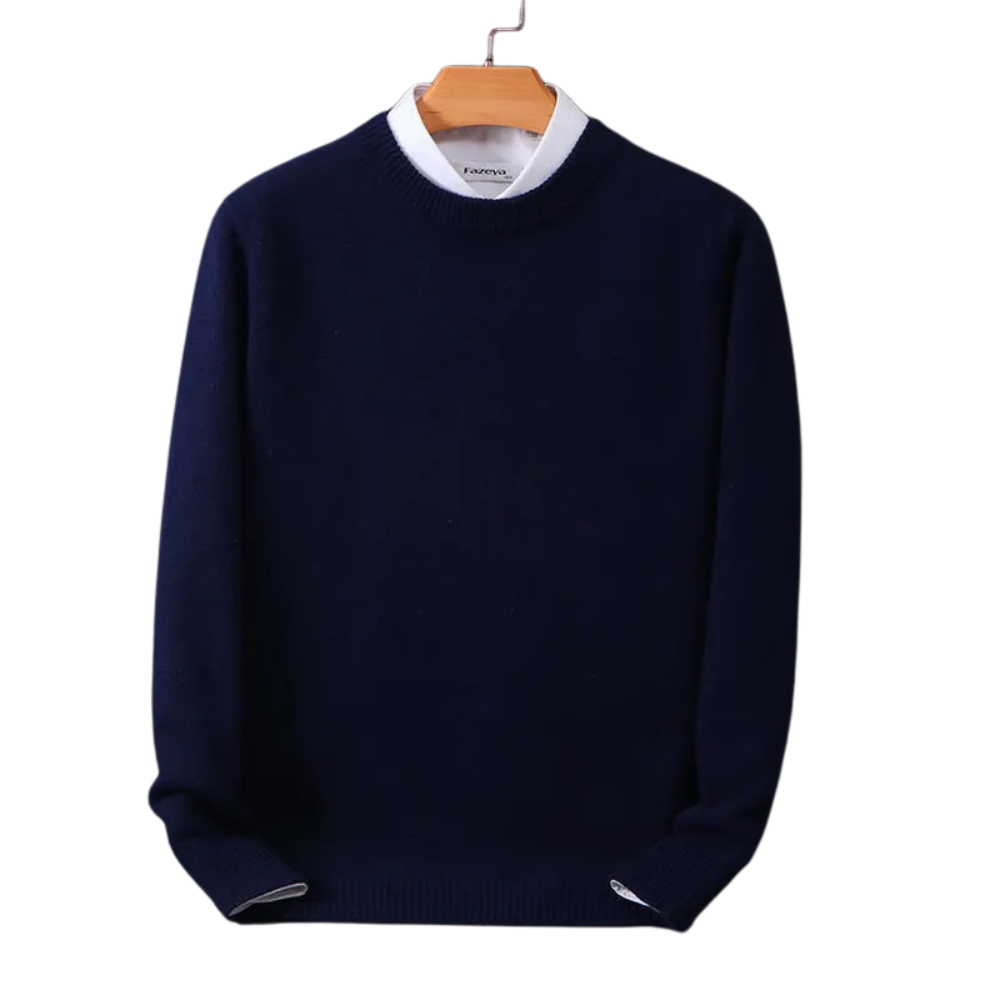 Round Neck Cashmere Sweater for Men