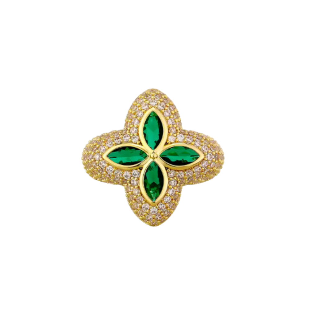 Diamond Clover Ring