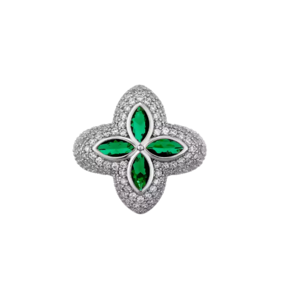 Diamond Clover Ring