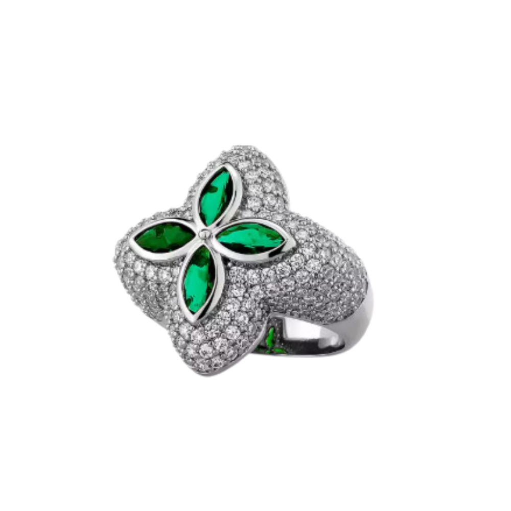 Diamond Clover Ring