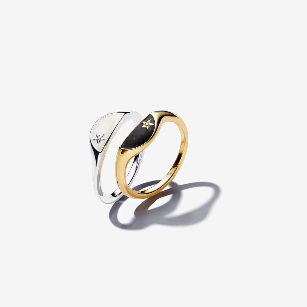 Day & Night Ring Set