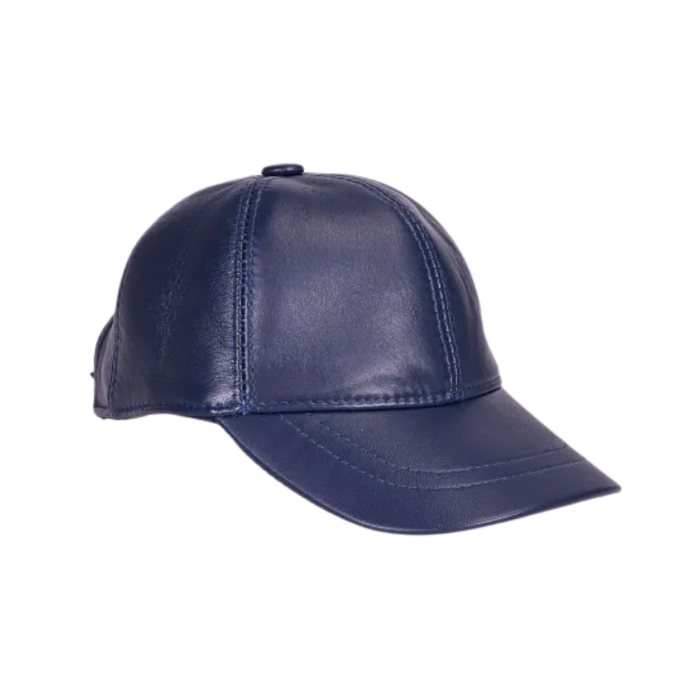 Leather Baseball Cap