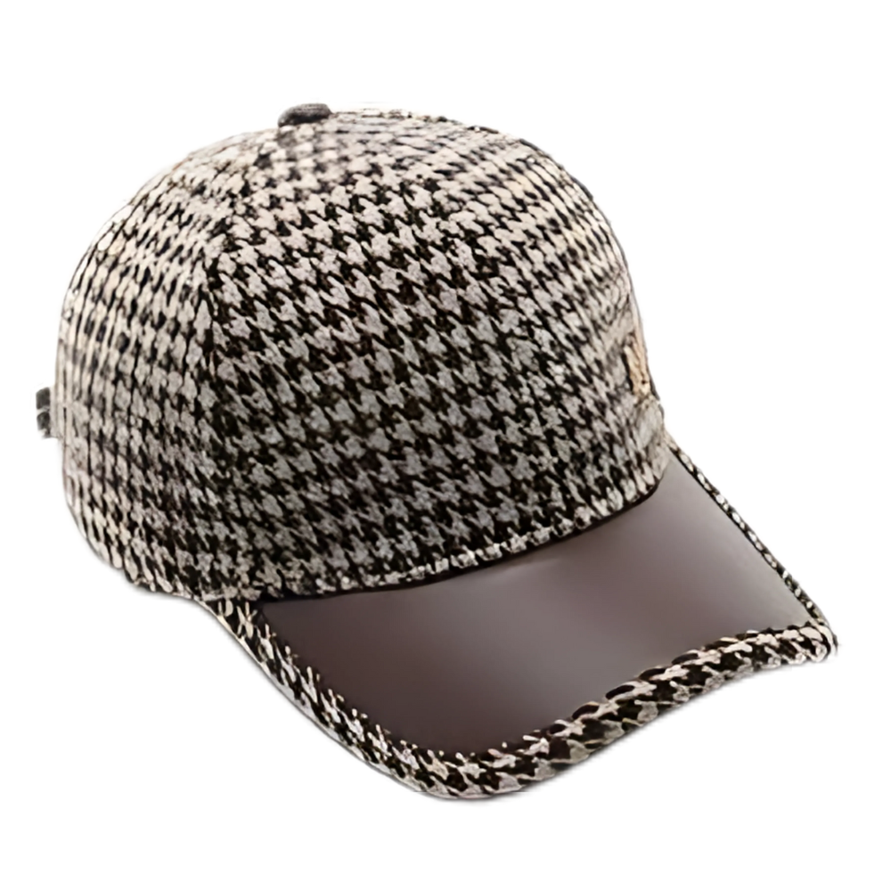 Houndstooth Cap