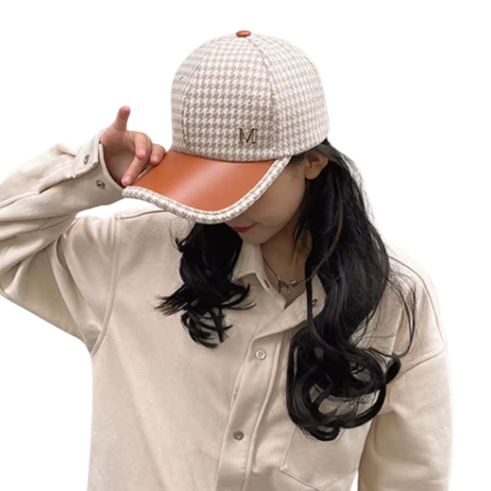 Houndstooth Cap