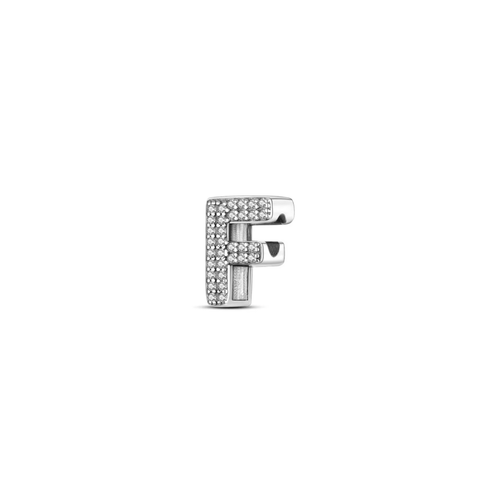 A-Z Letter Stone Charm (F)