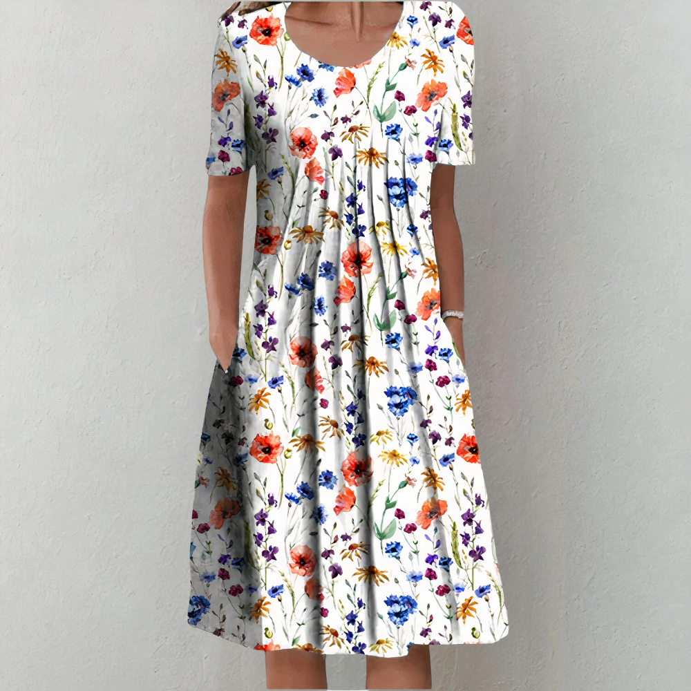 Elegant Cotton Summer Dress