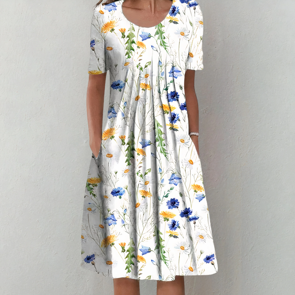 Elegant Cotton Summer Dress