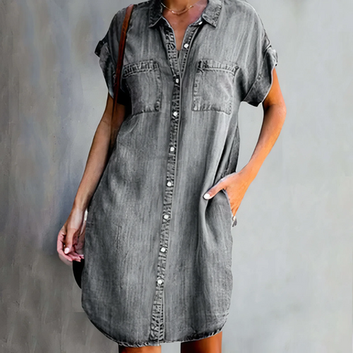 Elegant Denim Dress