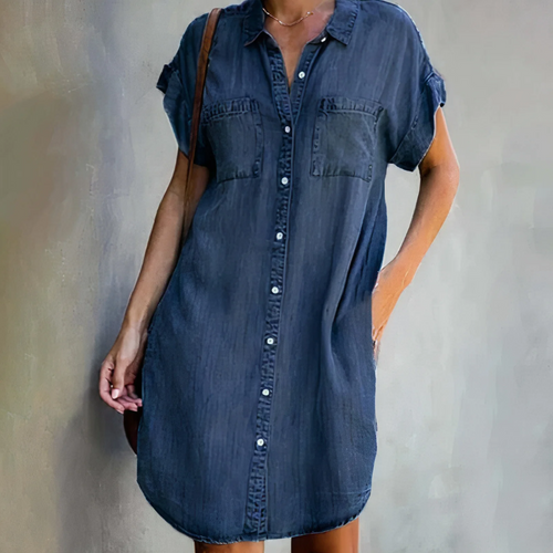 Elegant Denim Dress