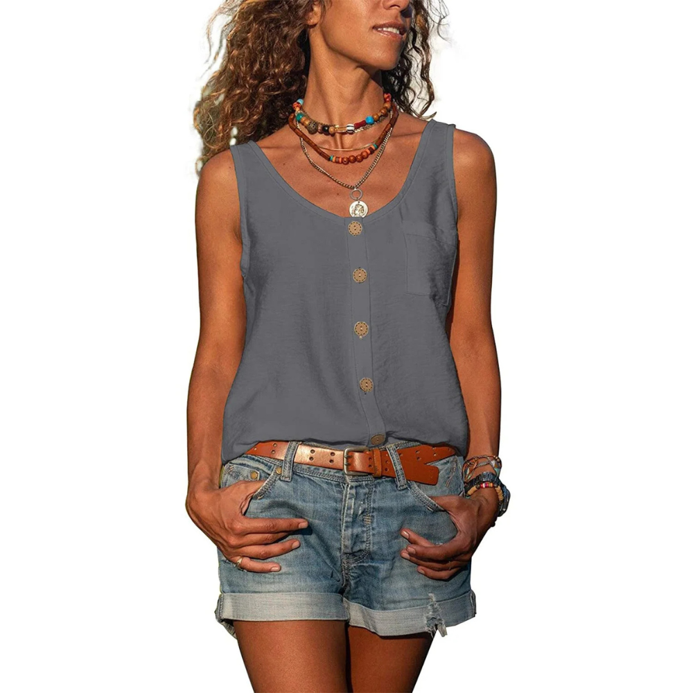 Elegant Ibiza Style Ladies Tank Top