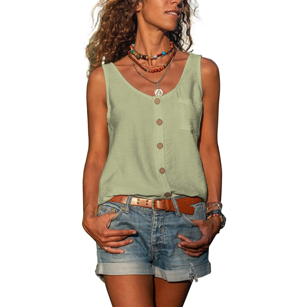 Elegant Ibiza Style Ladies Tank Top