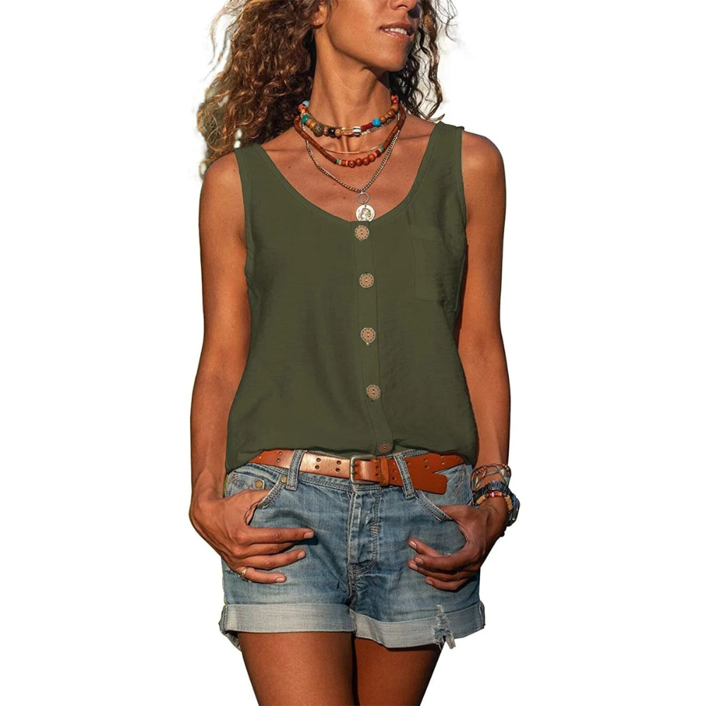 Elegant Ibiza Style Ladies Tank Top